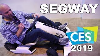 SEGWAY at CES 2019 Ninebot Gokart Loomo Drift W1 eSkates and more [upl. by Koval565]