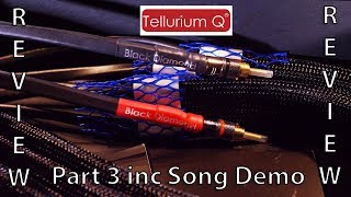 Tellurium Q Black Diamond Speaker Cable Review  Part Two Amazing natural Vocal [upl. by Ymac]