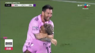 Messi y Vela con destacada participación en 16vos de final de la Leagues Cup  Ciro Gómez Leyva [upl. by Lennahc]