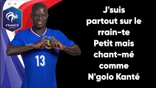 Yanns  BLEU BLANC ROUGE Allez Les Bleus OFFICIAL LYRICS UEFA EURO 2024 [upl. by Eppes]