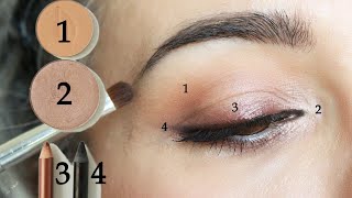 Trucco per allungare locchio Trucco occhi marroni e verdi [upl. by Hsemin]