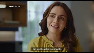 Havells Alkaline Water Purifiers  Sahi Paani Ka Sign Havells Alkaline  Bengali [upl. by Aicnatsnoc]