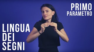 La lingua dei segni italiana  Il primo parametro [upl. by Adehsar]