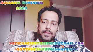 Aquarius November 2023 Rahu Ketu Transit Vedic Astrology Aquarius november 2023 vedicastrology [upl. by Gadmon]