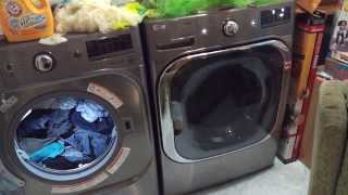 LG 51 WASHER AND DRYER WM8000HVA HONEST REVIEW [upl. by Akalam489]