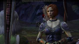 Dragon Age Origins Leliana Romance part 11 Leliana compliments female Wardens hair [upl. by Nurat]