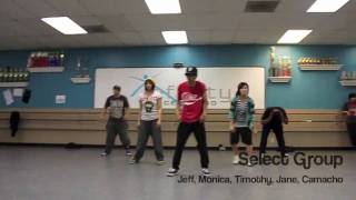 quotThunderstruck Crookers remix by ACDCquot  Swanshop Dance Workshop feat Timothy Suarez [upl. by Chessa]