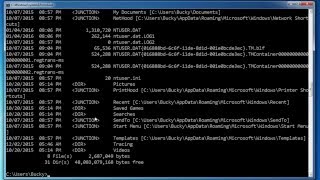 Windows Command Line Tutorial  2  Listing Files and Directories [upl. by Weber]