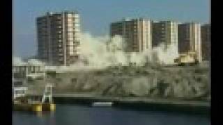 Western Tower Demolition Pinetamare Italy [upl. by Fritzsche]