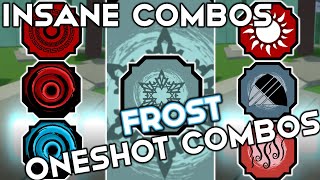 6 GODLIKE Frost Combos That Will Make You A BEAST In Shindo  Shindo Life Combos [upl. by Hugon587]