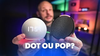 Amazon ECHO POP vs ECHO DOT  Qual Alexa escolher [upl. by Legim]