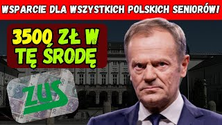 Świetna wiadomość W środę ZUS wypłaci emerytom 3500 zł – sprawdź jak je otrzymać [upl. by Kendricks]