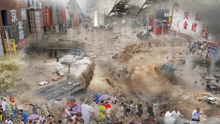 Most terrifying flood in Chinas history  Mass evacuation  Overflowing Yangtze River [upl. by Jenny]