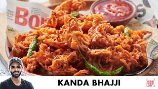 Kanda Bhajji Recipe  Super Crispy Tips  कुरकुरा कांदा भज्जी बनाने का तरीक़ा  Chef Sanjyot Keer [upl. by Epner]