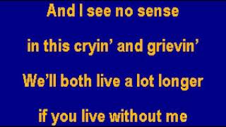 Linda Ronstadt Different Drum CT Karaoke [upl. by Efi45]