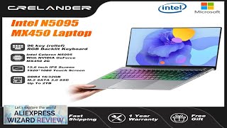 CRELANDER Gaming Laptop 156 Inch IPS Touch Screen Intel N5095 Quad Core Review [upl. by Akiehsal]