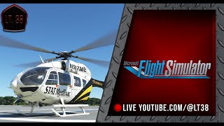 Microsoft Flight Simulator  H145 MedEvac Helicopter Missions LIVE [upl. by Chesney691]