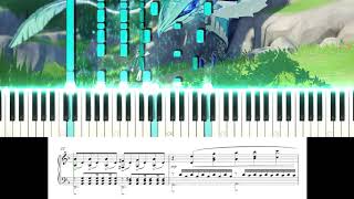 Genshin Impact  Caelestinum Finale Termini Piano Cover with Sheet Music [upl. by Kubiak399]