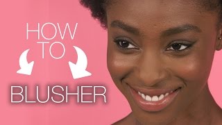 WEAR BLUSHER   HOW TO MAKEUP TUTORIAL [upl. by Jany]