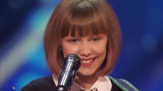 Americas Got Talent 2016 Audition  Grace VanderWaal 12 Year Old Ukulele Player Golden Buzzer [upl. by Cami]