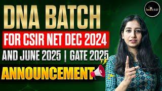 BANSAL BIOLOGY NEW COURSE ANNOUNCEMENT I DNA BATCH I Bansal Biology New Course For CSIR NET amp GATE [upl. by Llehcar]