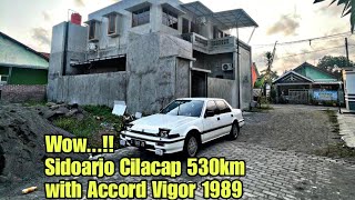 Test Drive Accord Prestige 1989 Sidoarjo Cilacap 530Km [upl. by Peder518]