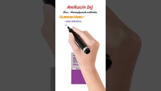 Amikacin Injection Clinical Uses [upl. by Helbonnah336]