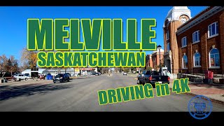 Melville Saskatchewan Canada  Driving in 4K [upl. by Silsby]