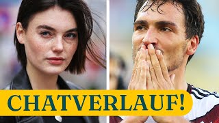 Liebesdrama um Mats Hummels Céline Bethmann teilt Chatverlauf [upl. by Iain]