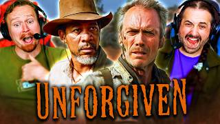 UNFORGIVEN 1992 MOVIE REACTION FIRST TIME WATCHING Clint Eastwood  Morgan Freeman  Review [upl. by Zzabahs586]