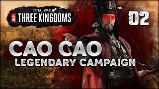 LEGENDARY CAO CAO  Total War Three Kingdoms  Part 2 [upl. by Eixela]