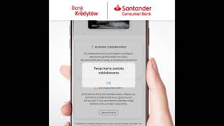 Czasowa blokada i zastrzeżenie karty kredytowej Santander Consumer Banku [upl. by Juline]