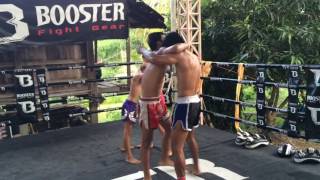 Aggressive Muay Thai Clinch [upl. by Alecram]