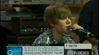 Justin Bieber  That Should Be Me Live On QVC [upl. by Adigirb]