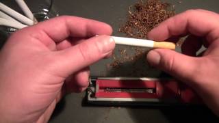 How to  Roll Cigarettes Cigarette Injector Machine Pall Mall amp West [upl. by Aman932]