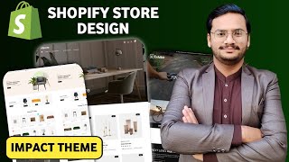 Shopify Dropshipping Store Complete Customization 2024  Professional Store Design [upl. by Arde]