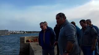 exercice radeau de survie CEFCM Concarneau 16 oct 2017 [upl. by Vikki]