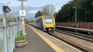 195022 Northern trains 1L52 Lincoln to Leeds 1037 running on time Lea Road 1242024 [upl. by Saudra140]