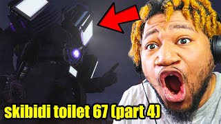 RIP LARGE SPEAKERMAN skibidi toilet 67 part 4 REACTION [upl. by Desdamona]