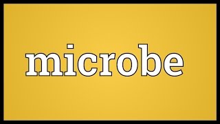 Microbe Meaning [upl. by Wyler445]