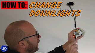 How to Change and Replace Ceiling Downlights  Step by Step [upl. by Pruchno]