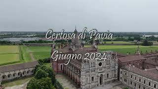 Certosa di Pavia  Giugno 2024  DJI Air 3 4K HDR [upl. by Bush]