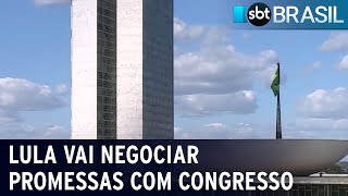 Lula vai negociar promessas com Congresso  SBT Brasil 311022 [upl. by Jordanson]