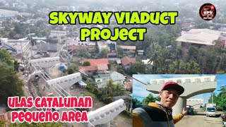 Skyway viaduct project in catalunan peuiño side latest update malapit na matapos ang mga poste dito [upl. by Nhor]