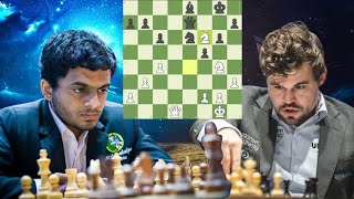 Nihal Sarin vs Magnus Carlsen ultrabullet chess [upl. by Hgielsel347]