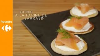 Des blinis à la farine de sarrasin garantis sans gluten [upl. by Jann304]