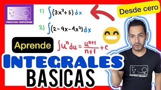 ✅INTEGRALES BÁSICAS  APRENDERAS con ÉSTE VIDEO💯 CÁLCULO INTEGRAL [upl. by Airdua]