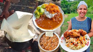 Comida Criolla a La Leña I Comida Típica Tradicional La vida Del Campo [upl. by Sivek635]