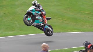 Cadwell Park Crashes amp Highlights British Superbikes BSB 26823 [upl. by Ailaza]