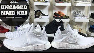 CUSTOM UNCAGED ADIDAS NMD XR1 TUTORIAL CAGE REMOVAL CS1 [upl. by Morgen74]